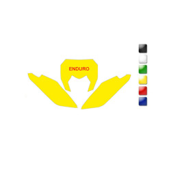 BLACKBIRD Plate Stickers Green Sherco