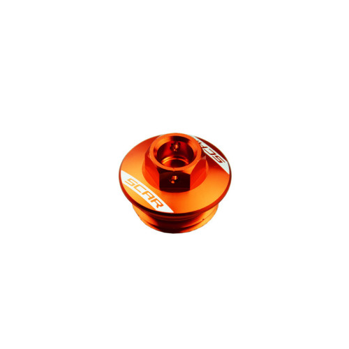 Tapón de llenado de aceite SCAR - Naranja