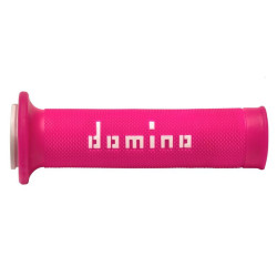 Puños racing DOMINO 126mm negro/gris A01041C5240