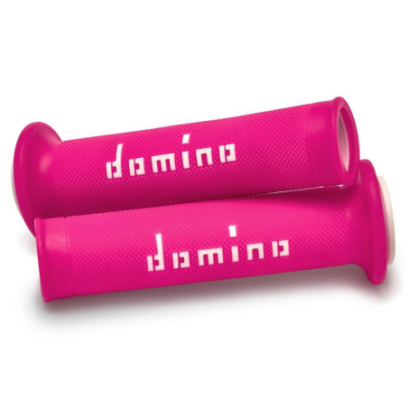 Puños racing DOMINO 126mm negro/gris A01041C5240