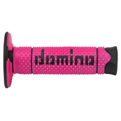 Puños DOMINO FULL GRIP A260 color negro / amarillo fluor