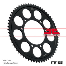 Corona JT SPROCKETS acero estándar 1135 - Paso 428 2