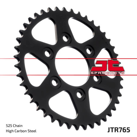 Corona JT SPROCKETS acero estándar 751 - Paso 525