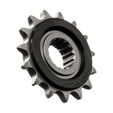Piñón con goma anti-ruido JT SPROCKETS acero 749 - 525