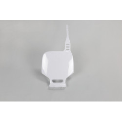 UFO Front Number Plate White YamahaYZ80/85