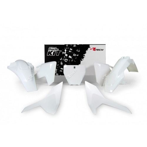 Kit de plástica RACETECH (5 pcs) - Blanco