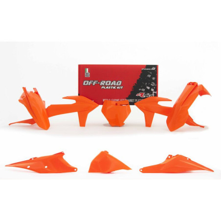 Kit de plástica RACETECH (6 pcs) - Naranja