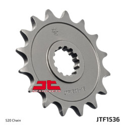 Piñón con goma anti-ruido JT SPROCKETS acero 1536 - 520 2