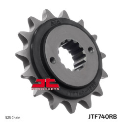 Piñón con goma anti-ruido JT SPROCKETS acero 740 - 525 2