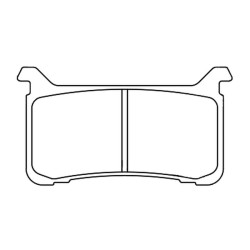 Juego de pastillas sinterizadas CL BRAKES (1252A3+)