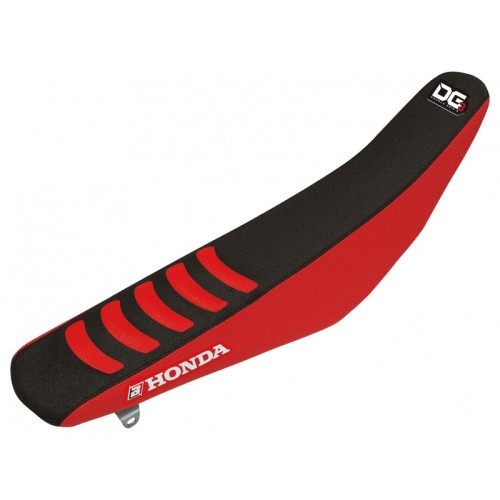 Funda de asiento antideslizante BLACKBIRD Double grip 3 rojo / negro Honda CRF450R