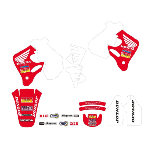 Kit adhesivos completo TECNOSEL Team Honda 1992