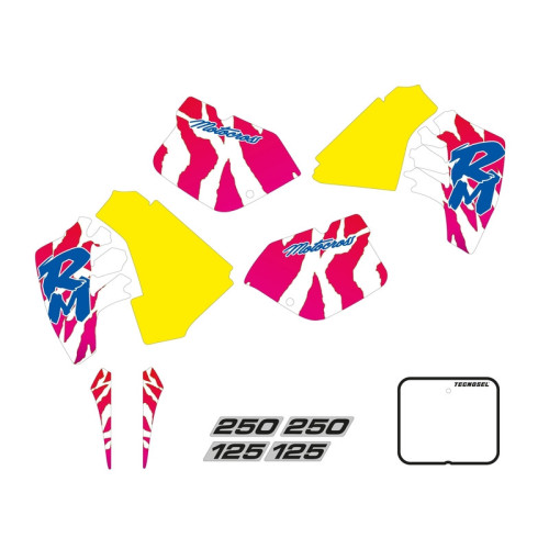 Kit adhesivos completo TECNOSEL OEM Suzuki 1992