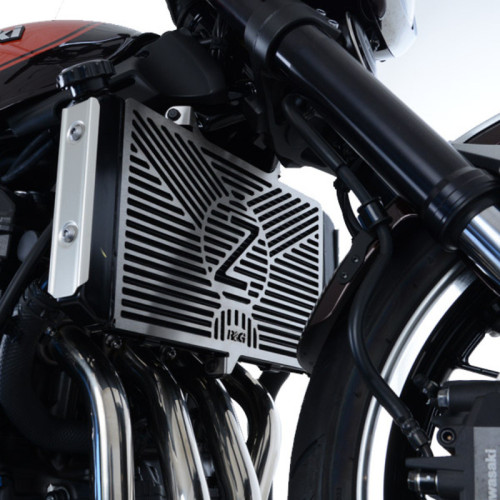 Protector de radiador R&G RACING grabado - acero inoxidable
