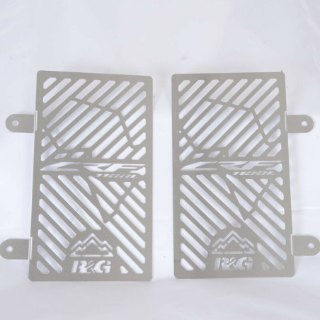 Protector de radiador R&G RACING grabado - acero inoxidable