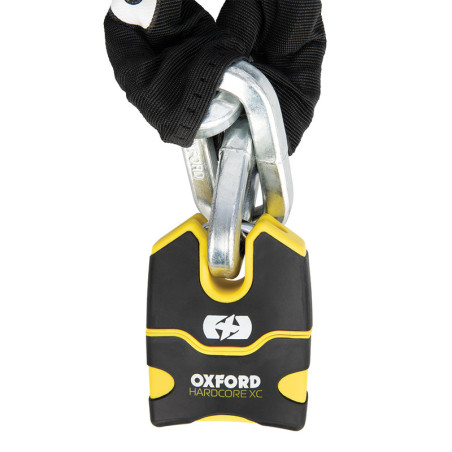 Cadena antirrobo OXFORD Hardcore XC13 - 1,2m x 13mm - Certificado ART4 / Sold Secure Gold