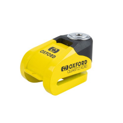 Candado de disco OXFORD Quartz XD10 - Ø10mm amarillo / negro