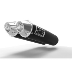 HMF Dual Performance Series Silencer - Black/ Euro Polaris RZR