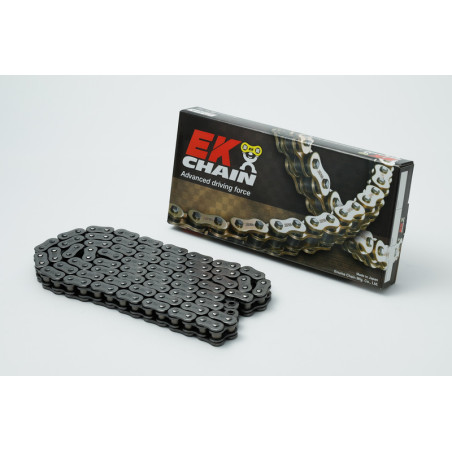 Cadena de transmisión EK CHAIN 520 ZVX3 - Retenes NX-Ring - Cierre tipo remache
