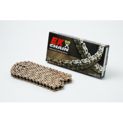 Cadena de transmisión EK CHAIN 530 SRX2 - Retenes QX-Ring - Cierre tipo remache