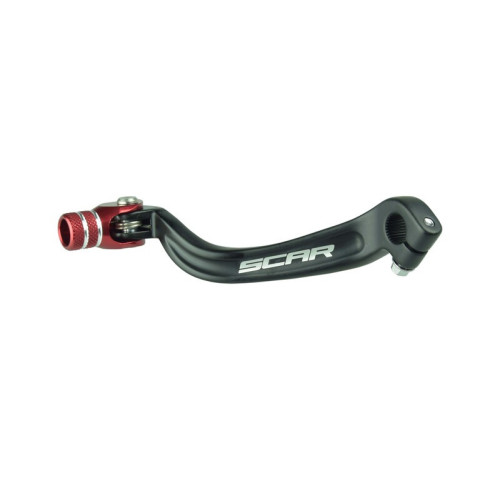 Pedal de cambio SCAR - Negro / Puntera roja