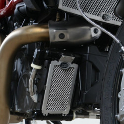 Protector de radiador de aceite R&G RACING - negro