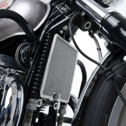 Protector de radiador de aceite R&G RACING - negro