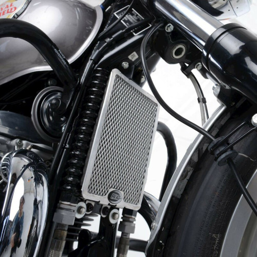 Protector de radiador de aceite R&G RACING - negro