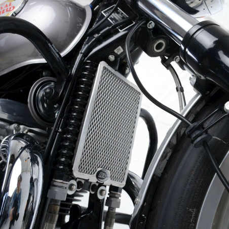 Protector de radiador de aceite R&G RACING - negro