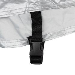 Funda de moto para exterior OXFORD Rainex - Moto / Scooter con baúl - Negro / Plata - M 2