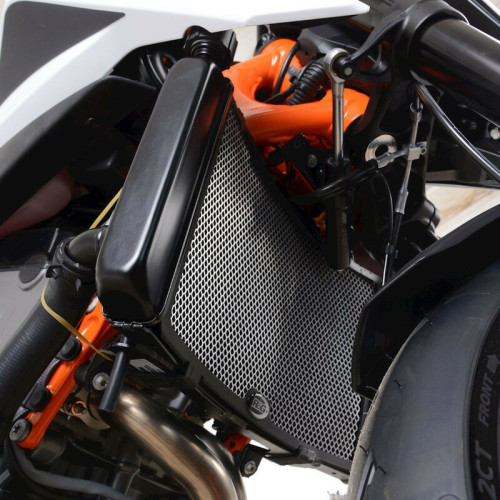 Protector de radiador de agua R&G RACING - naranja