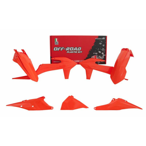 Kit de plástica RACETECH (5 pcs) - Naranja