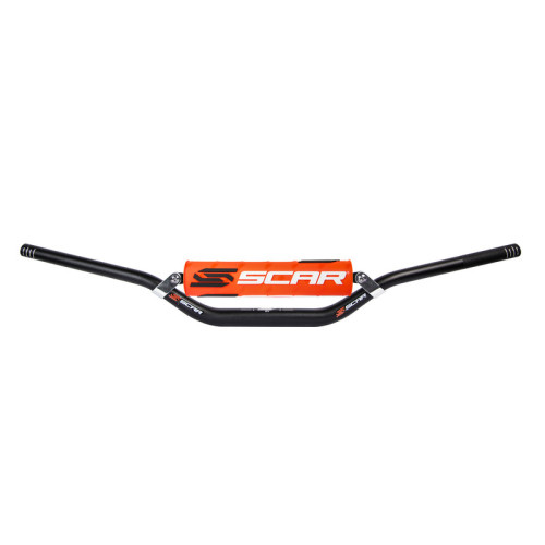 Manillar SCAR S² High Ø22,2mm - Negro / Morcilla naranja