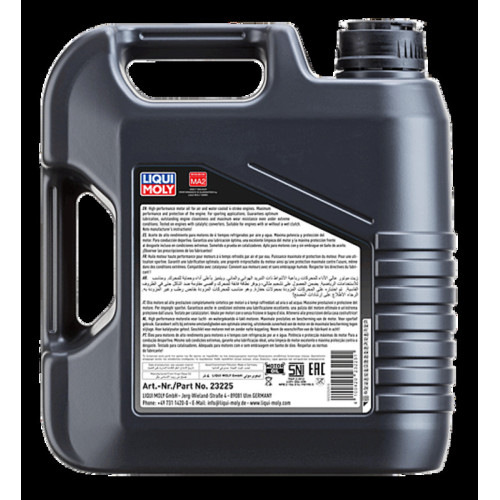 Aceite de motor LIQUI MOLY Advanced Full Synthetic 4T 10W-40 Street - Garrafa 4L
