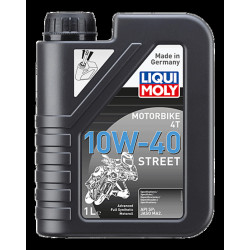 Aceite de motor LIQUI MOLY Advanced Full Synthetic 4T 10W-40 Street - Botella 1L