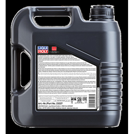 Aceite de motor LIQUI MOLY Advanced Full Synthetic 4T 10W-30 Street - Garrafa 4L