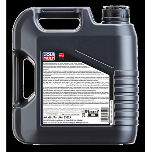 Aceite de motor LIQUI MOLY Advanced Full Synthetic 4T 15W-50 Street - Garrafa 4L