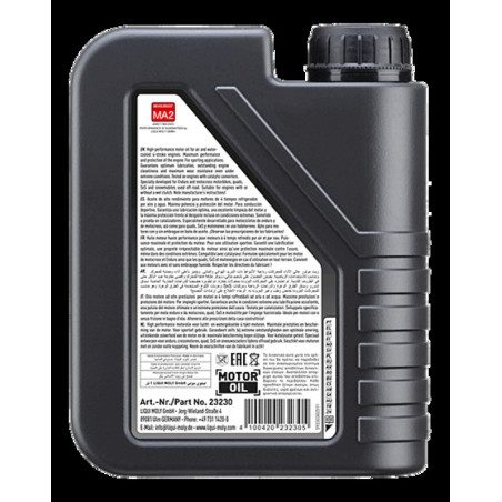 Aceite de motor LIQUI MOLY Advanced Full Synthetic 4T 10W-40 Off-Road - Botella 1L