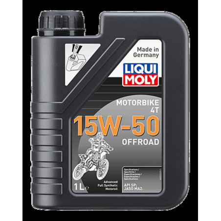 Aceite de motor LIQUI MOLY Advanced Full Synthetic 4T 15W-50 Off-Road - Botella 1L