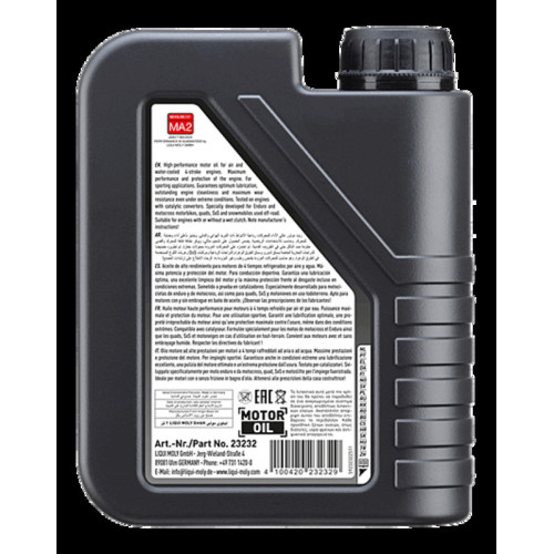Aceite de motor LIQUI MOLY Advanced Full Synthetic 4T 15W-50 Off-Road - Botella 1L