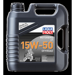 Aceite de motor LIQUI MOLY Advanced Full Synthetic 4T 15W-50 Off-Road - Garrafa 4L