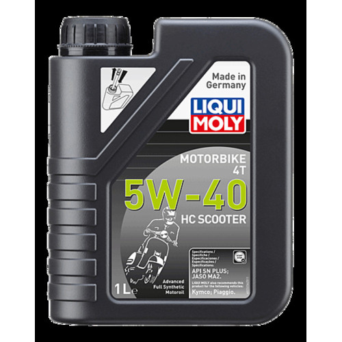 Aceite de motor LIQUI MOLY Advanced Full Synthetic 4T 5W-40 HC Scooter - Botella 1L