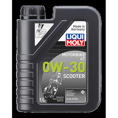 Aceite de motor LIQUI MOLY Advanced Full Synthetic 4T 0W-30 Scooter - Botella 1L