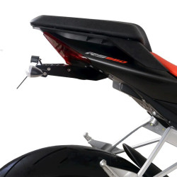 R&G RACING License Plate Holder - Black Aprilia 2