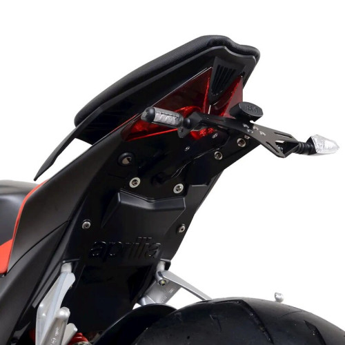 R&G RACING License Plate Holder - Black Aprilia