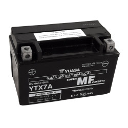 Batería YUASA W/C activada de fábrica sin mantenimiento - YTX7A (FA)