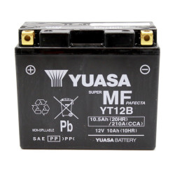 Batería YUASA W/C activada de fábrica sin mantenimiento - YT12B (FA)