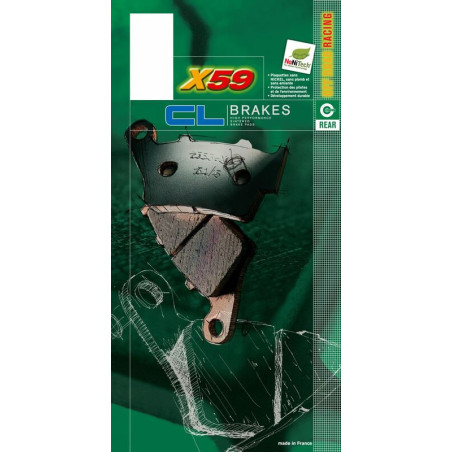 Juego de pastillas sinterizadas CL BRAKES (1103X59)
