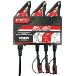 Cargador de bateria inteligente BS Battery BK20 6V/12V 3x2A 2