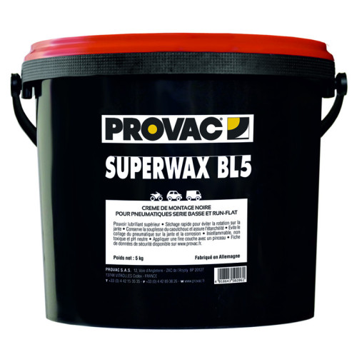 Pasta para montaje de neumáticos PROVAC negra 2x5kg